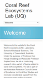 Mobile Screenshot of coralreefecosystems.org